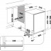 Quraşdırılan qabyuyan maşın Whirlpool WIO 3O26 PL